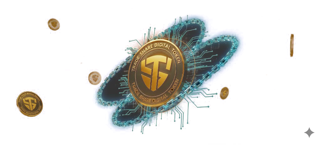 Abstract glowing cubic structure graphic